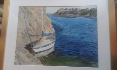 Lilla Blå Present till Pontus