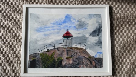 Fyr på Släggö 500:- Liten 